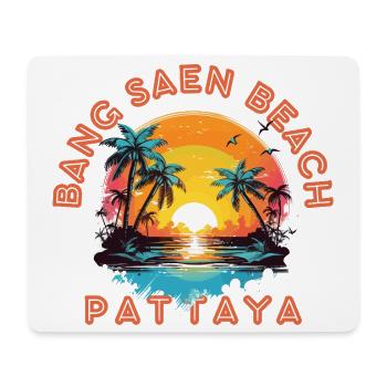 Pattaya Sunset Beach Vibes - Mousepad (Querformat) - Weiß - Vorne