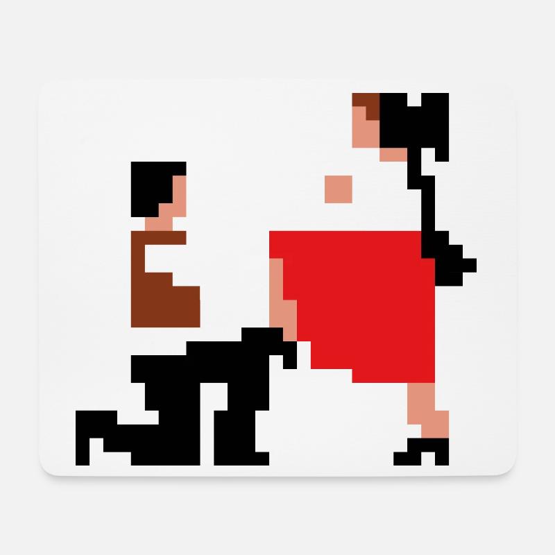 Šij, luby šewco šij... - Mousepad (Querformat) - Weiß