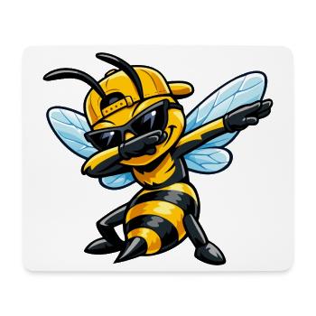 Dabbing Hornet - Mouse Pad (horizontal) - white - Front