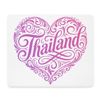 Vacances du cœur en Thaïlande - Tapis de souris (format paysage) - blanc - Devant