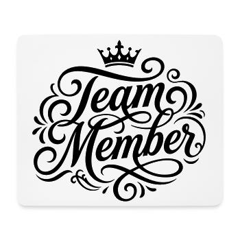 Team Member - Mouse Pad (horizontal) - white - Front