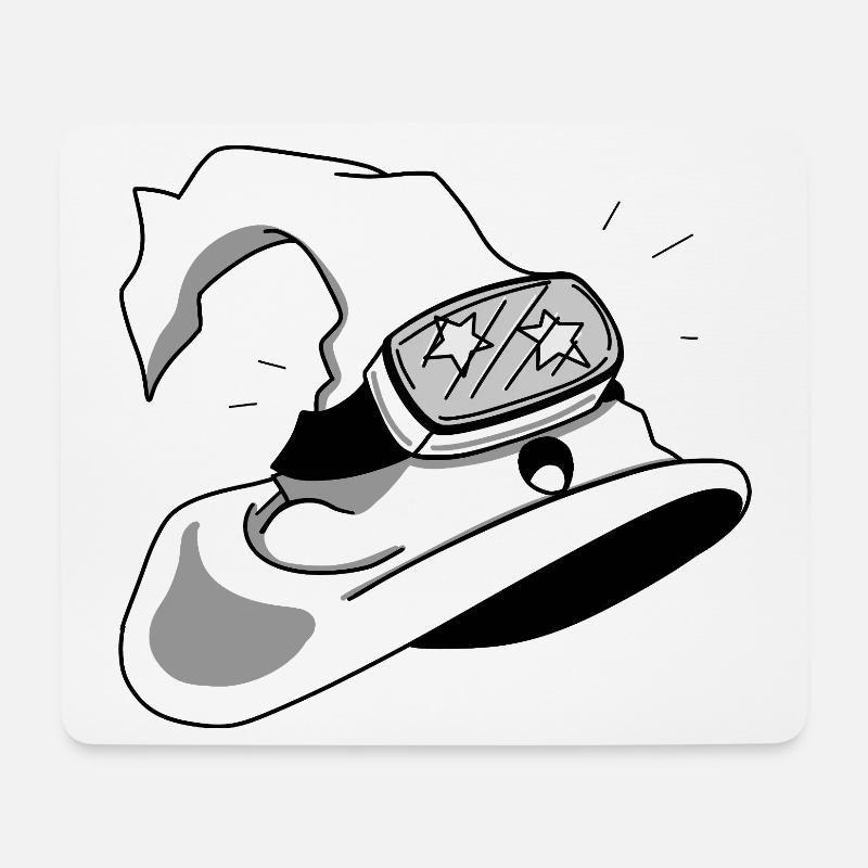 Future Hat - Mouse Pad (horizontal) - white