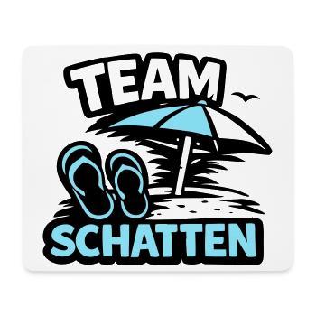 Strand Schatten FlipFlop Logo - Mousepad (Querformat) - Weiß - Vorne