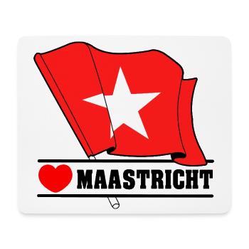 I Love Maastricht - Mouse Pad (horizontal) - white - Front