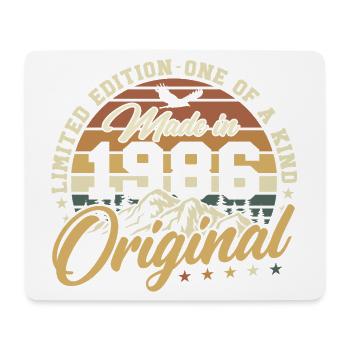 Original 1986 Vintage Vintage Birthday Gift - Mouse Pad (horizontal) - white - Front