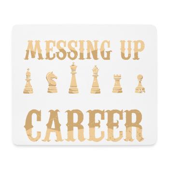 Chess Chess Player Chessboard - Mouse Pad (horizontal) - white - Front