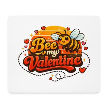 Be(e) my Valentine ❤ - Mouse Pad (horizontal) - white - Front