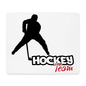 Hockey Team - Mousepad (Querformat) - Weiß - Vorne