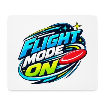 Flugmodus Aktiv - Mousepad (Querformat) - Weiß - Vorne
