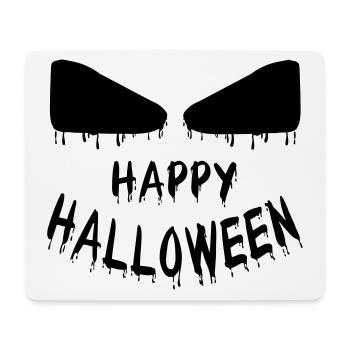 Joyeux visage d’Halloween - Tapis de souris (format paysage) - blanc - Devant