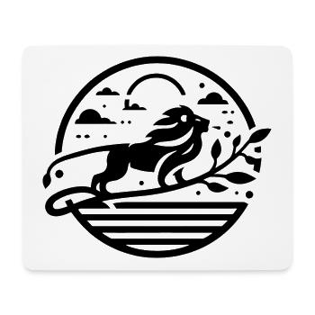 Leo 1 - Mouse Pad (horizontal) - white - Front