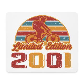 Bicycle Bicycles Mountain Bike Birthday 2001 - Mouse Pad (horizontal) - white - Front