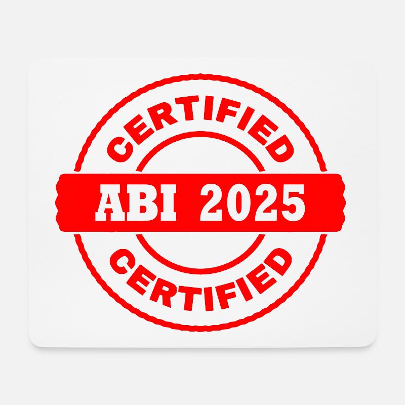 Abi 2025 - Mousepad (Querformat) - Weiß