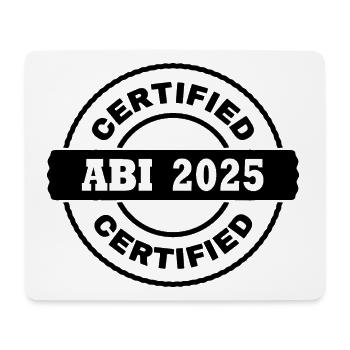 Abi 2025 - Mousepad (Querformat) - Weiß - Vorne