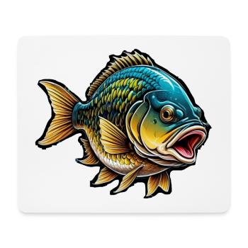 Fish Salmon Sea Lake Ocean Fisherman Fishing Gift - Mouse Pad (horizontal) - white - Front