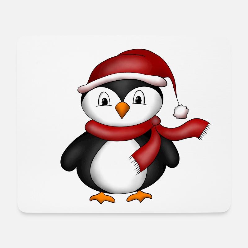 penguin - Mouse Pad (horizontal) - white