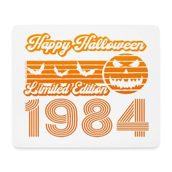 Halloween Pumpkin Birthday 1984 Vintage - Mouse Pad (horizontal) - white - Front