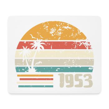 1953 Geburtstagsgeschenk - Made in 1953 Retro 1953 - Mousepad (Querformat) - Weiß - Vorne