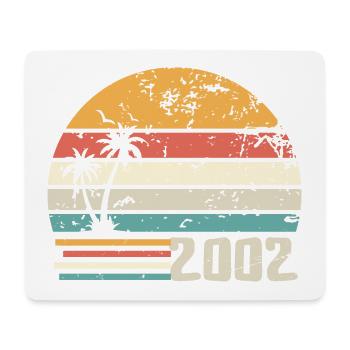 2002 Cadeau Anniversaire - Made in 2002 Rétro 2002 - Tapis de souris (format paysage) - blanc - Devant