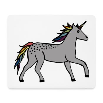 Cute Unicorn - Mouse Pad (horizontal) - white - Front