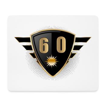 60th Birthday Anniversary - Mouse Pad (horizontal) - white - Front