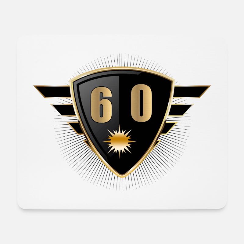 60. Geburtstag - Mousepad (Querformat) - Weiß