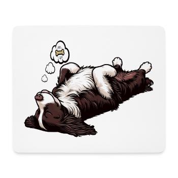 Münsterländer Münsterländerbesitzer Münsterhund - Mousepad (Querformat) - Weiß - Vorne
