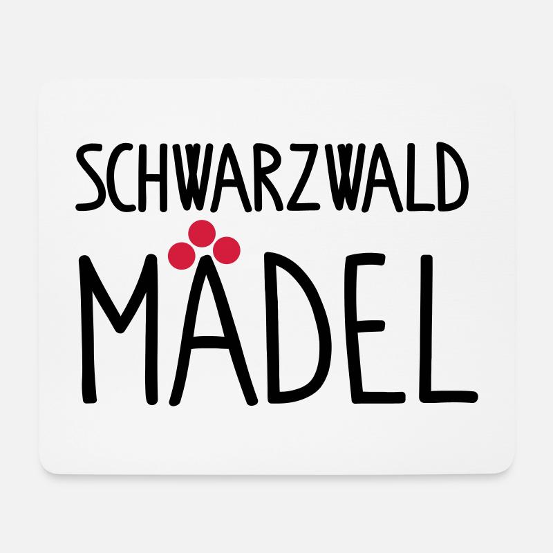 Schwarzwaldmädel - Mousepad (Querformat) - Weiß