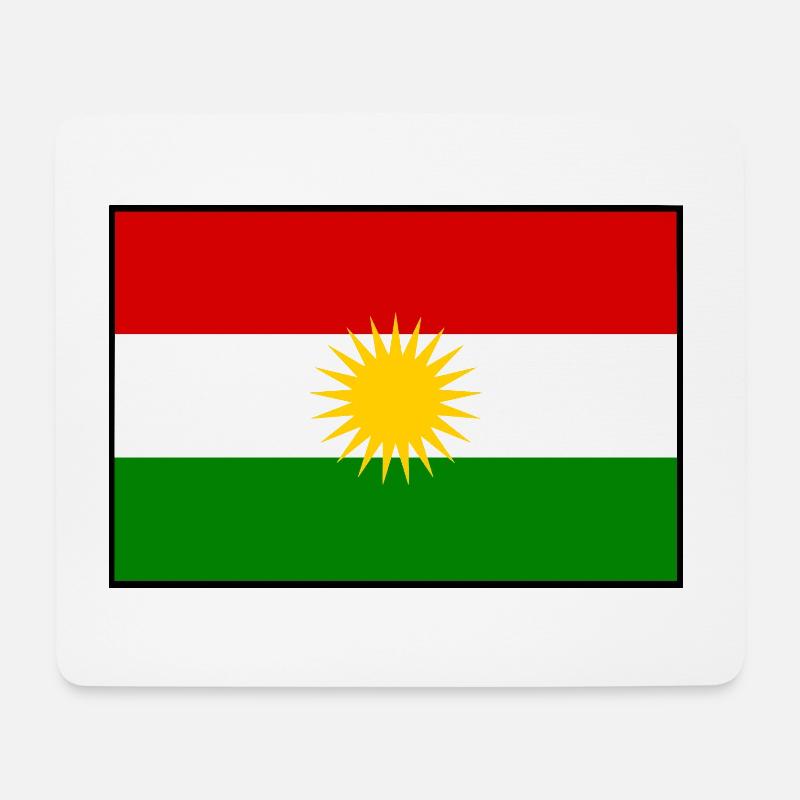 kurdistan - Mousepad (Querformat) - Weiß
