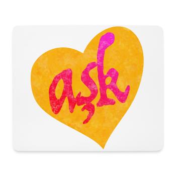 Türkiye için Bir Kalp - Mousepad (Querformat) - Weiß - Vorne