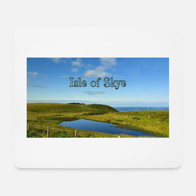 Isle of Skye - Mousepad (Querformat) - Weiß