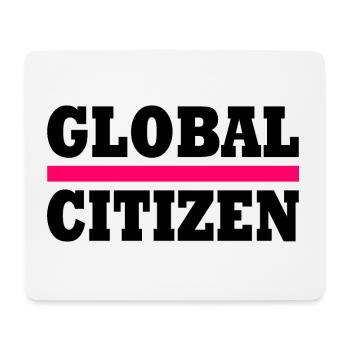 global citizen - Mousepad (Querformat) - Weiß - Vorne