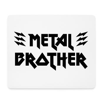 Metal Brother Familien Shirt Tasse Accessoire - Mousepad (Querformat) - Weiß - Vorne