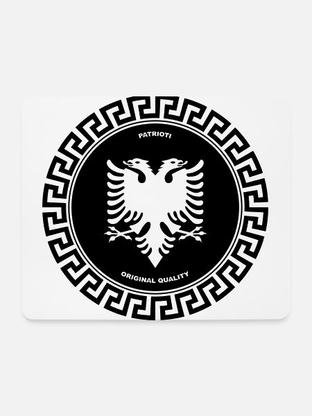 Patrioti Medusa - Mousepad (Querformat) - Weiß