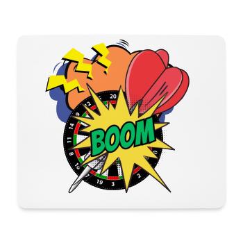 Darts Comic Retro Darts Player Darts Fans - Mouse Pad (horizontal) - white - Front