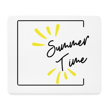 Summer Time - Mousepad (Querformat) - Weiß - Vorne