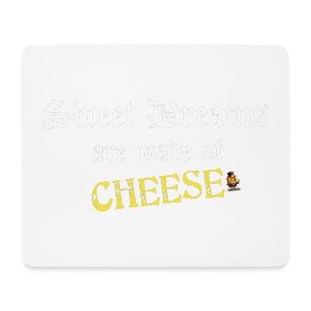 Käseträume Gothic - Mousepad (Querformat) - Weiß - Vorne