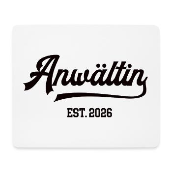 Anwältin 2026 Juristin Anwaeltin Anwältinnen Jura - Mousepad (Querformat) - Weiß - Vorne