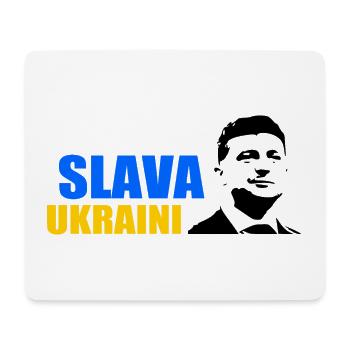 Slava ukraini - Mouse Pad (horizontal) - white - Front