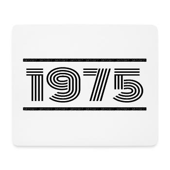 1975 Jahrgang 1975 50. Jubiläum 1975 Retro 1975 - Mousepad (Querformat) - Weiß - Vorne