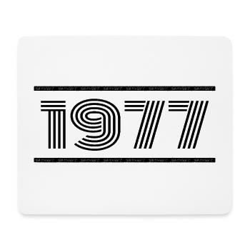 1977 Vintage 1977 48th Anniversary 1977 Retro 1977 - Mouse Pad (horizontal) - white - Front