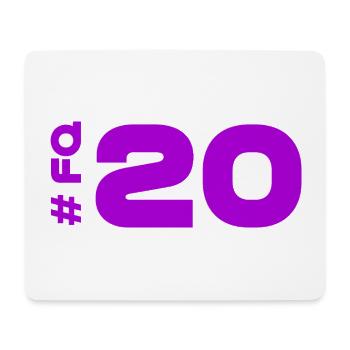 FQ20-2025-katalonien - Mousepad (Querformat) - Weiß - Vorne