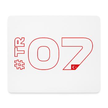-TR07-2026 - Tapis de souris (format paysage) - blanc - Devant
