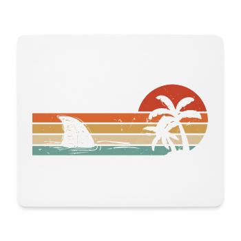 Requin requin - Haifisch - Mousepad (Querformat) - Weiß - Vorne