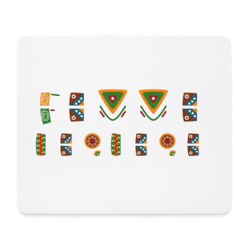 Femme Berbère Belle et Rebelle | Amazigh - Tapis de souris (format paysage) - blanc - Devant