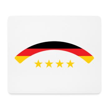 Drapeau Allemand - Allemagne - Tapis de souris (format paysage) - blanc - Devant