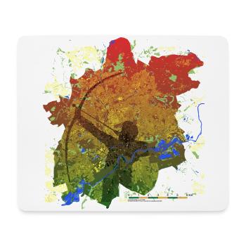 Robin Hood Over Sunset Nottingham - Mouse Pad (horizontal) - white - Front