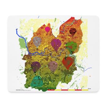 Balloons Over Sunset Bristol - Mouse Pad (horizontal) - white - Front