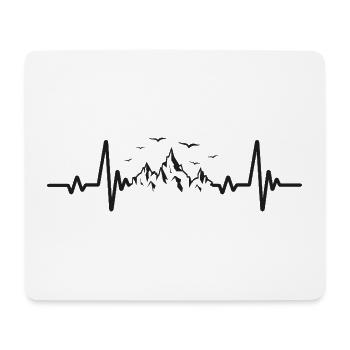 Heart of the mountains - Mouse Pad (horizontal) - white - Front