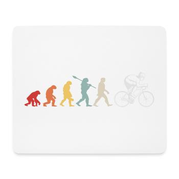 Evolution des Radsports - Mousepad (Querformat) - Weiß - Vorne